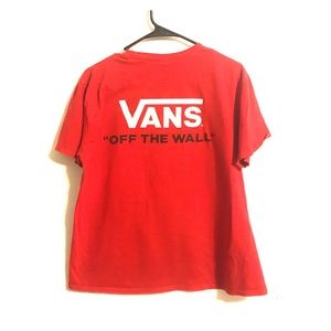 Red vans T-shirt